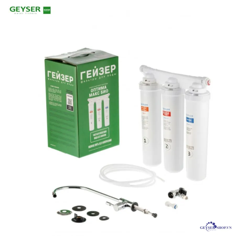 Máy lọc nước nano Geyser Ecotar 8 Smart đầy đủ phụ kiện