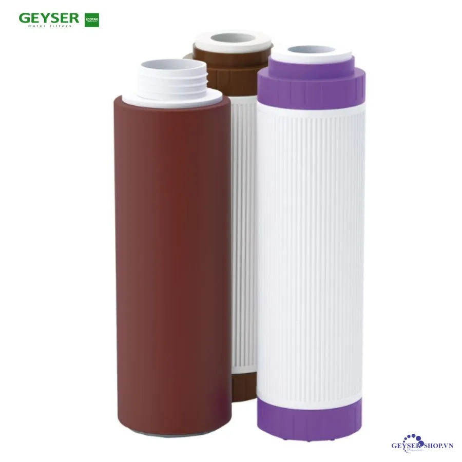 Bộ lõi máy lọc nước nano Geyser Ecotar Classic nước nhiễm sắt 