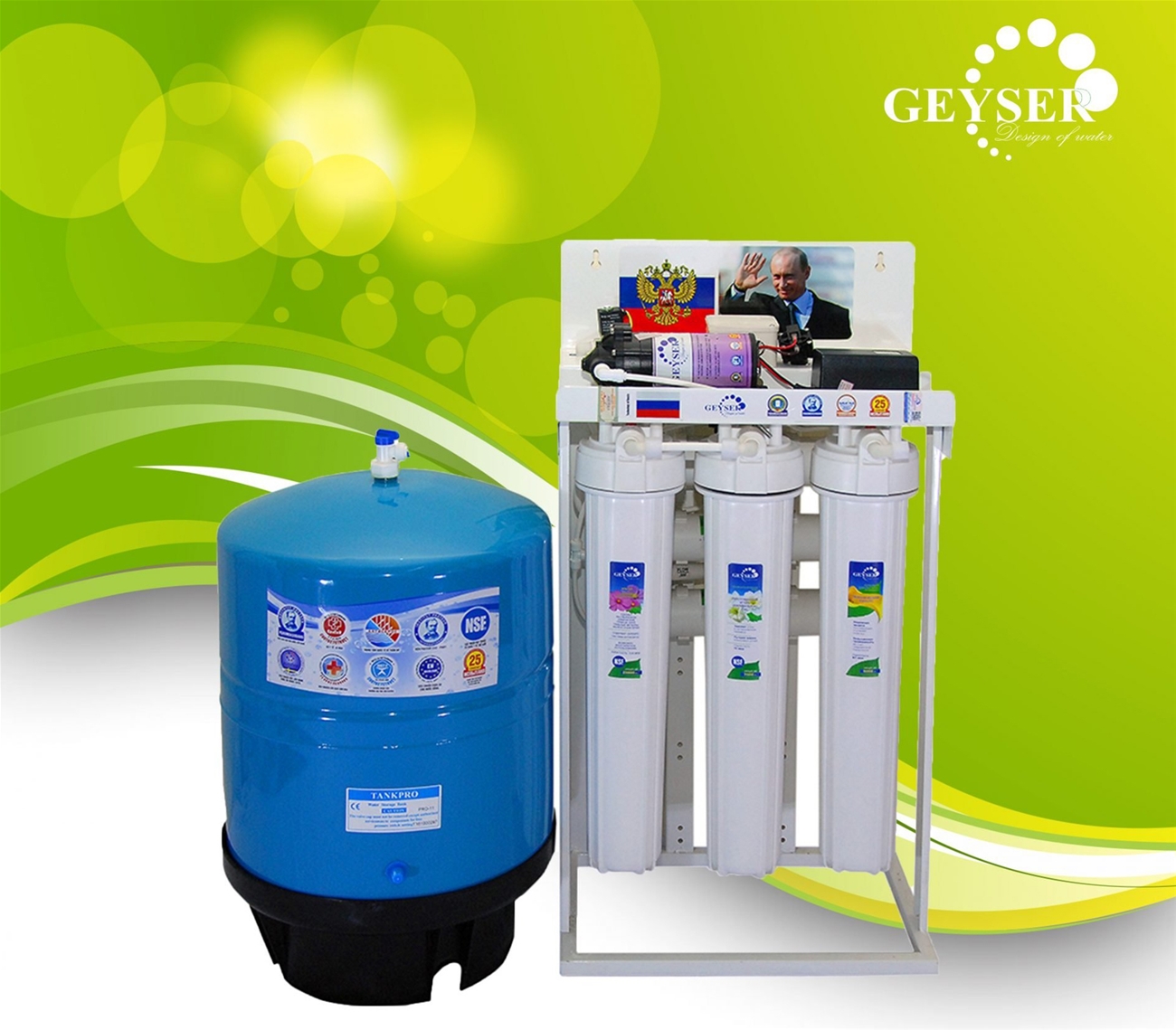 Máy lọc nước RO Geyser 30 lít/giờ