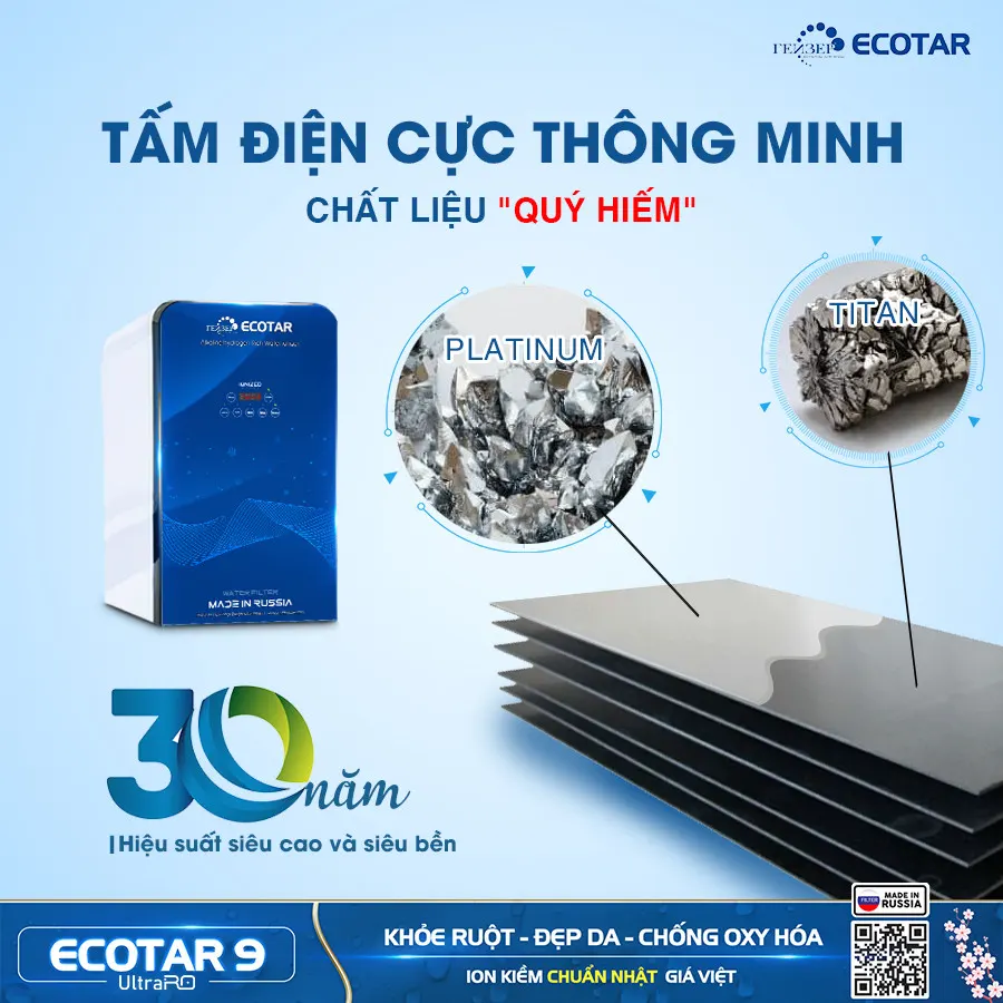 Hệ thống lọc của Geyser Ecotar 9