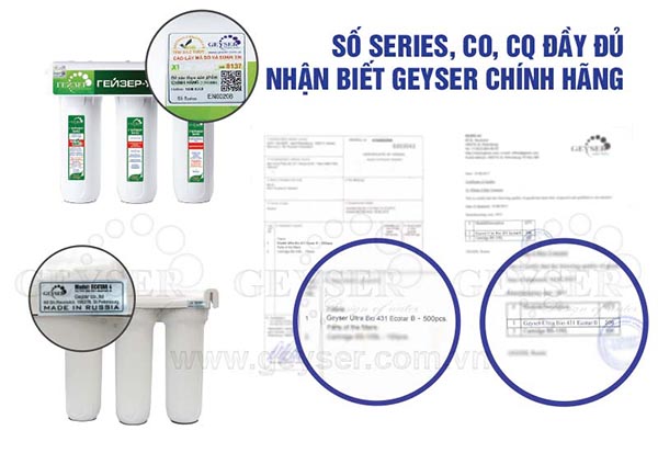 CO, CQ nhập khẩu msy lọc nước geyser